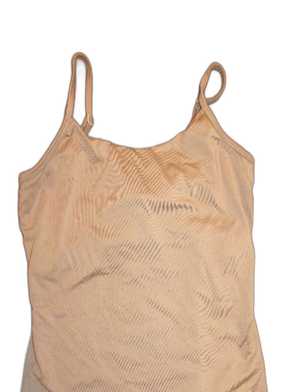 New York & Co Women's Small Beige Undershirt Cami Spaghetti Strap Tank Top